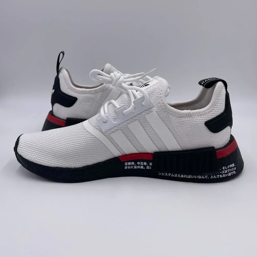 adidas NMD R1 White / Black Womens Shoes - Picture 2 of 8